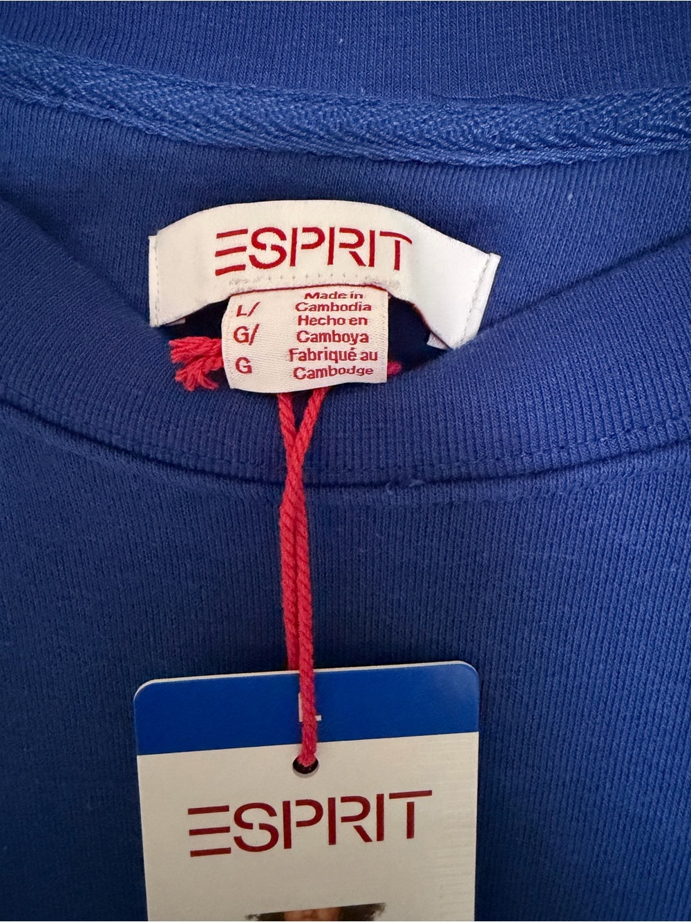 Esprit Royal Blue Crewneck Sweatshirt - Picture 2 of 2